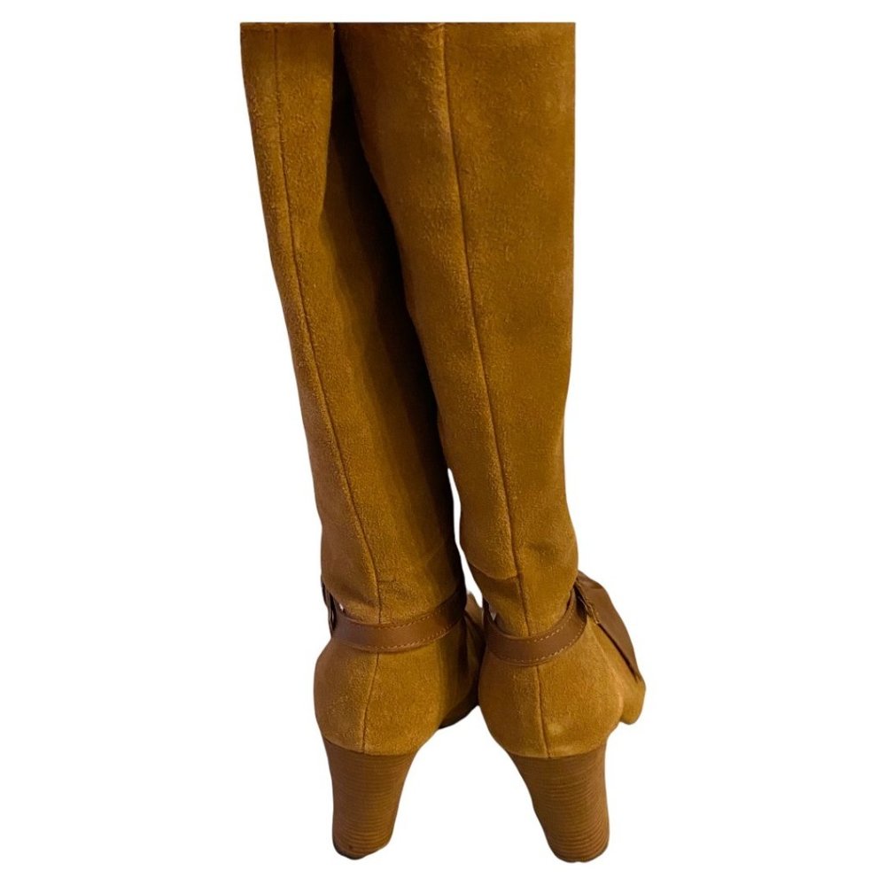 Joyfolie Lakin Brown/Fawn Heeled Boots 8.5 - Picture 4 of 8